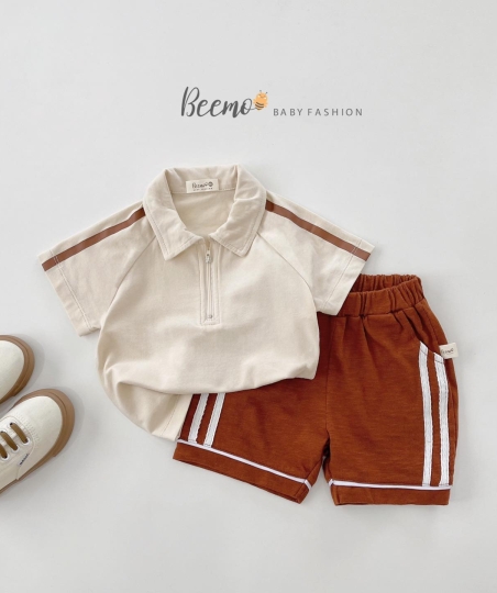 Set bộ thun hàn quốc siêu kute bé trai