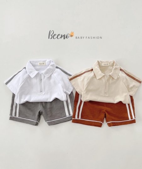 Set bộ thun hàn quốc siêu kute bé trai