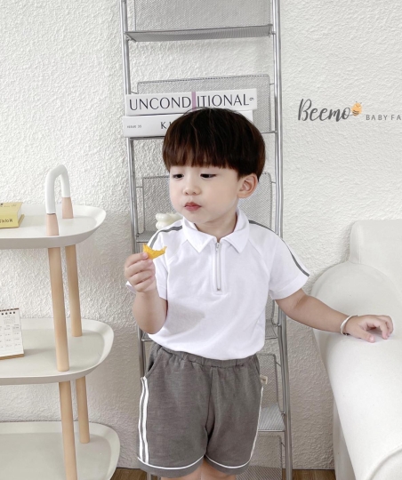 Set bộ thun hàn quốc siêu kute bé trai